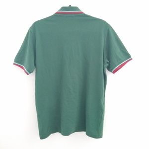 Fred Perry Shirts - Fred Perry green red colored medium pique polo Fred Perry Shirts - Fred Perry green red colored medium pique polo